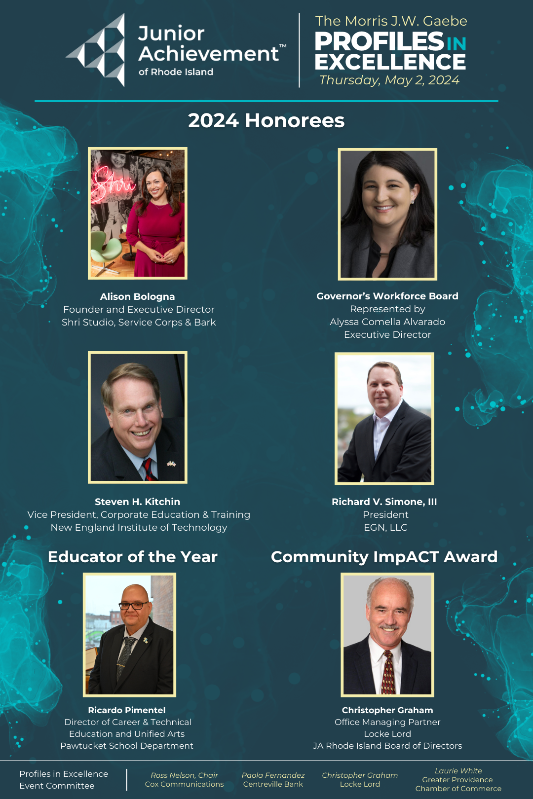 2024 Morris J.W. Gaebe Profile in Excellence Awards